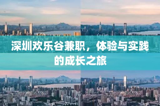 深圳欢乐谷兼职，体验与实践的成长之旅