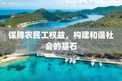 保障农民工权益，构建和谐社会的基石