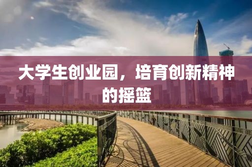 大学生创业园，培育创新精神的摇篮