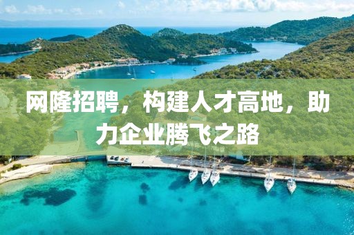 网隆招聘，构建人才高地，助力企业腾飞之路