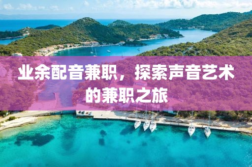 业余配音兼职，探索声音艺术的兼职之旅