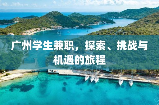 广州学生兼职，探索、挑战与机遇的旅程